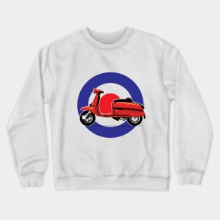 Classic Italian mods lambretta scooter Crewneck Sweatshirt